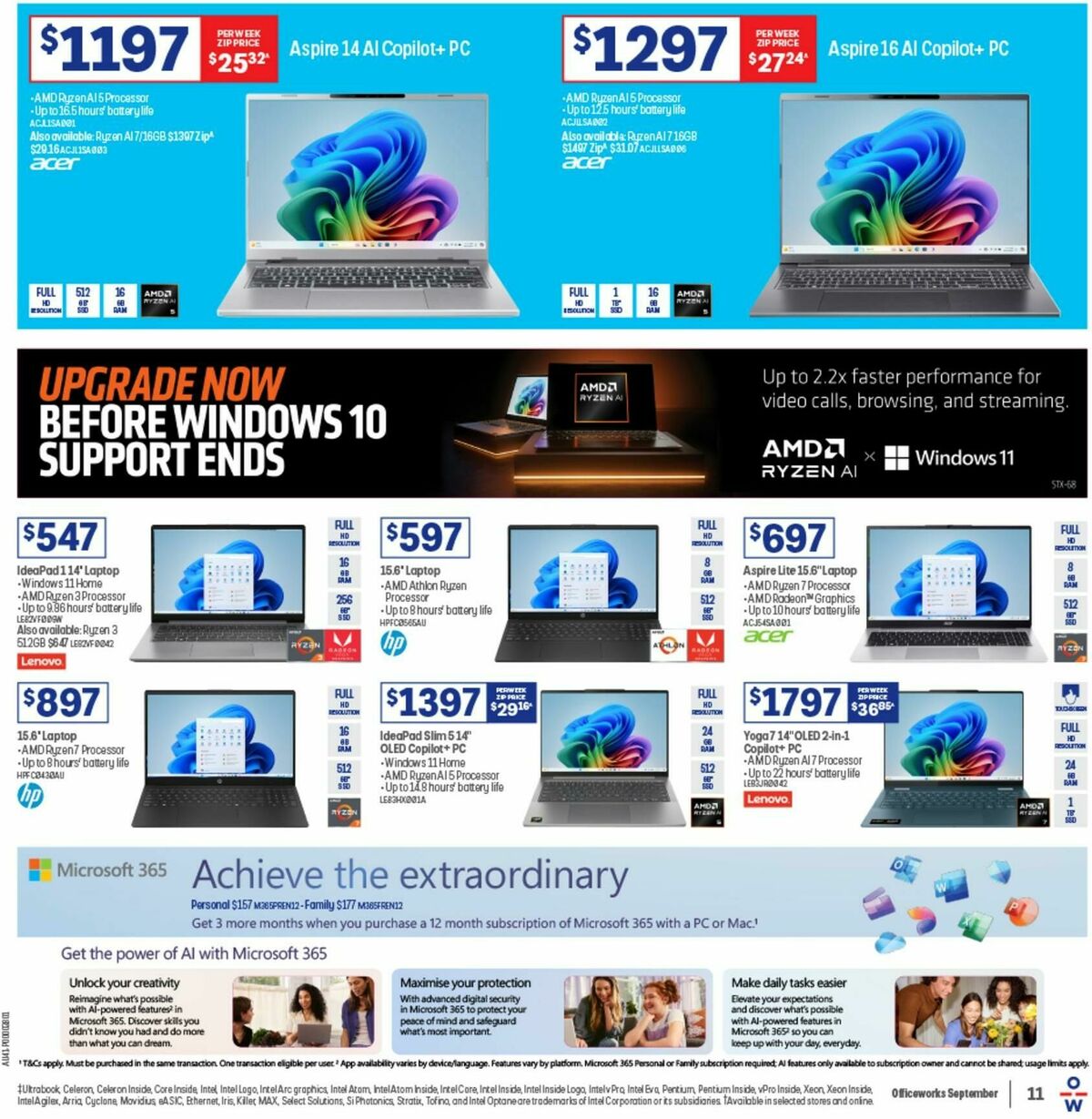 Officeworks Catalogues from 4 September