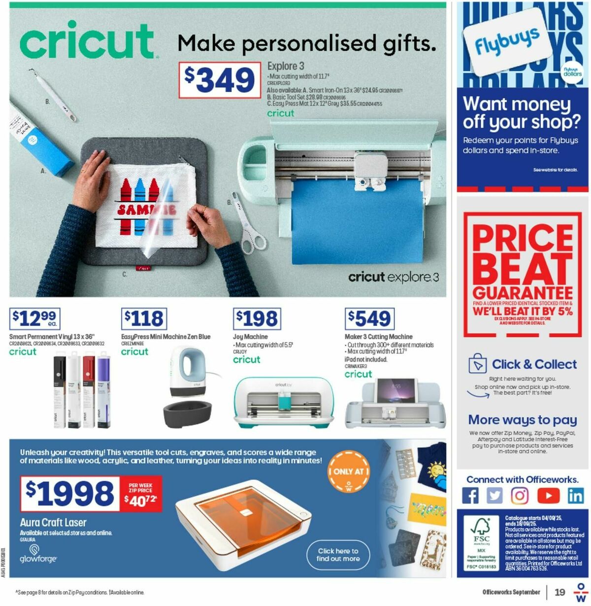 Officeworks Catalogues from 4 September