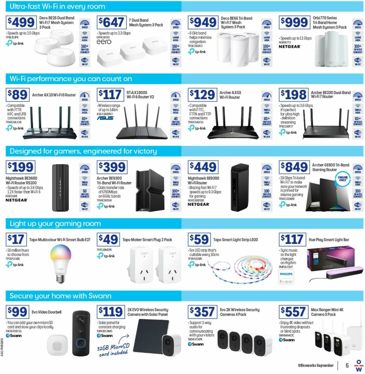 Officeworks Catalogues from 4 September