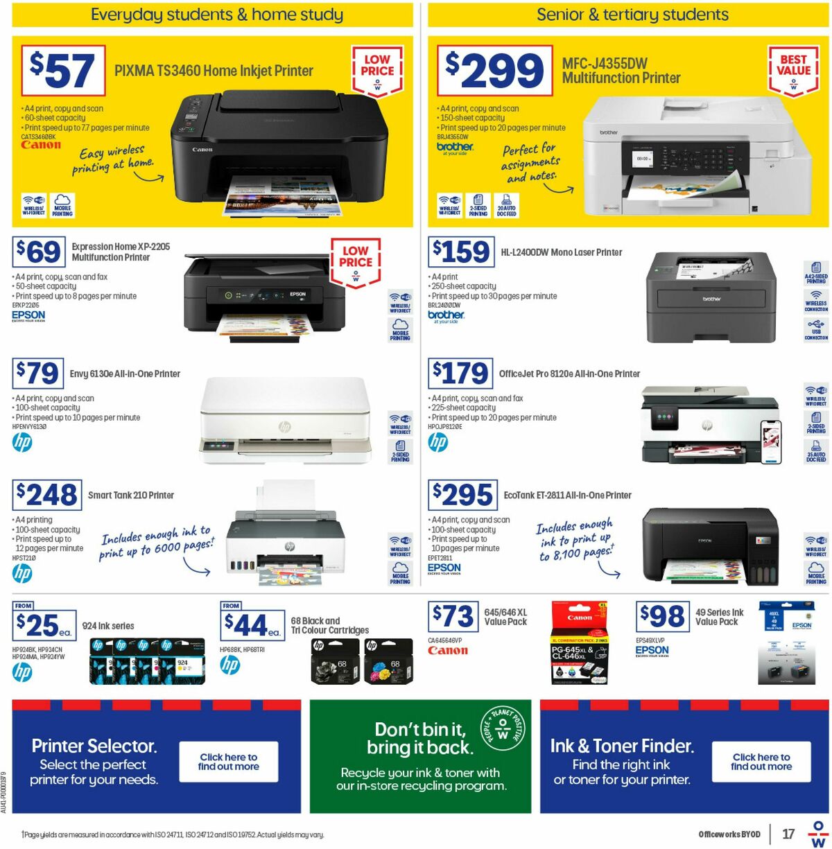 Officeworks Catalogues from 1 October