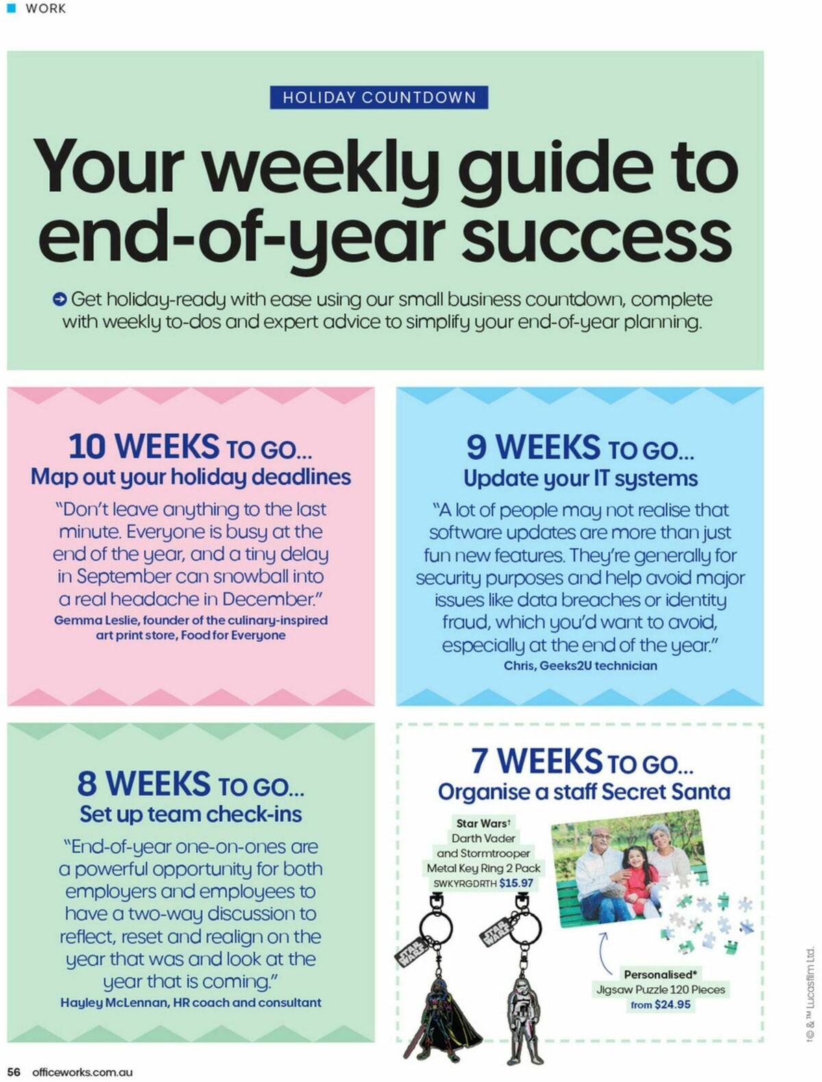 Officeworks Magazine Catalogues from 17 October