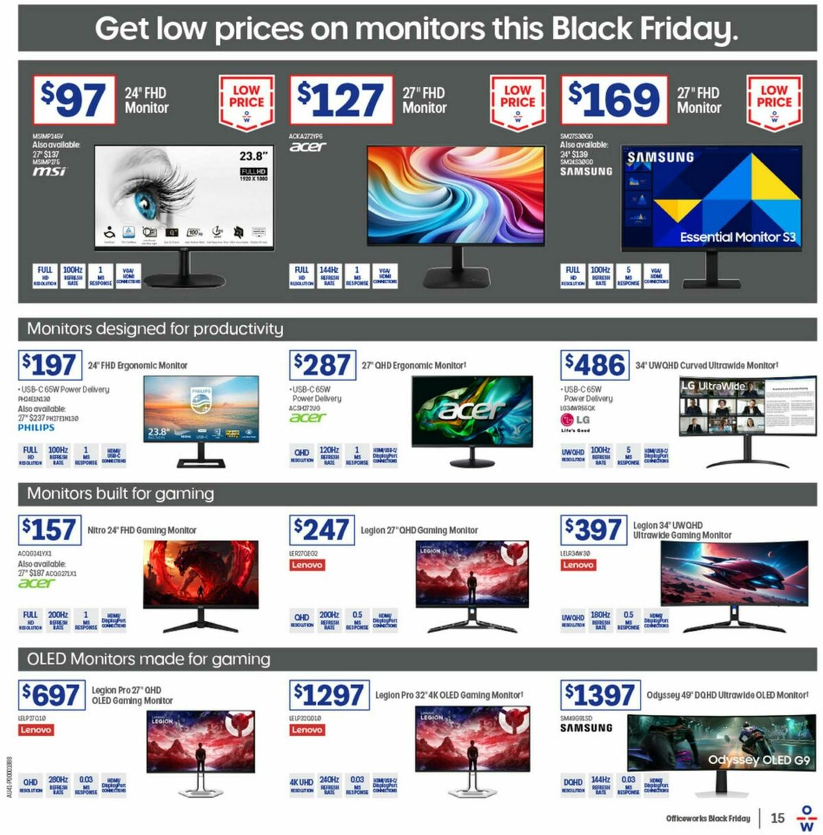 Officeworks Black Friday Catalogues from 17 November