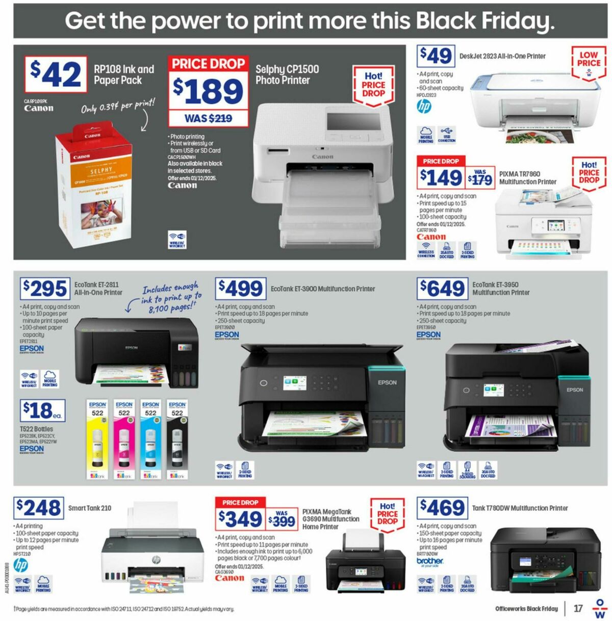 Officeworks Black Friday Catalogues from 17 November