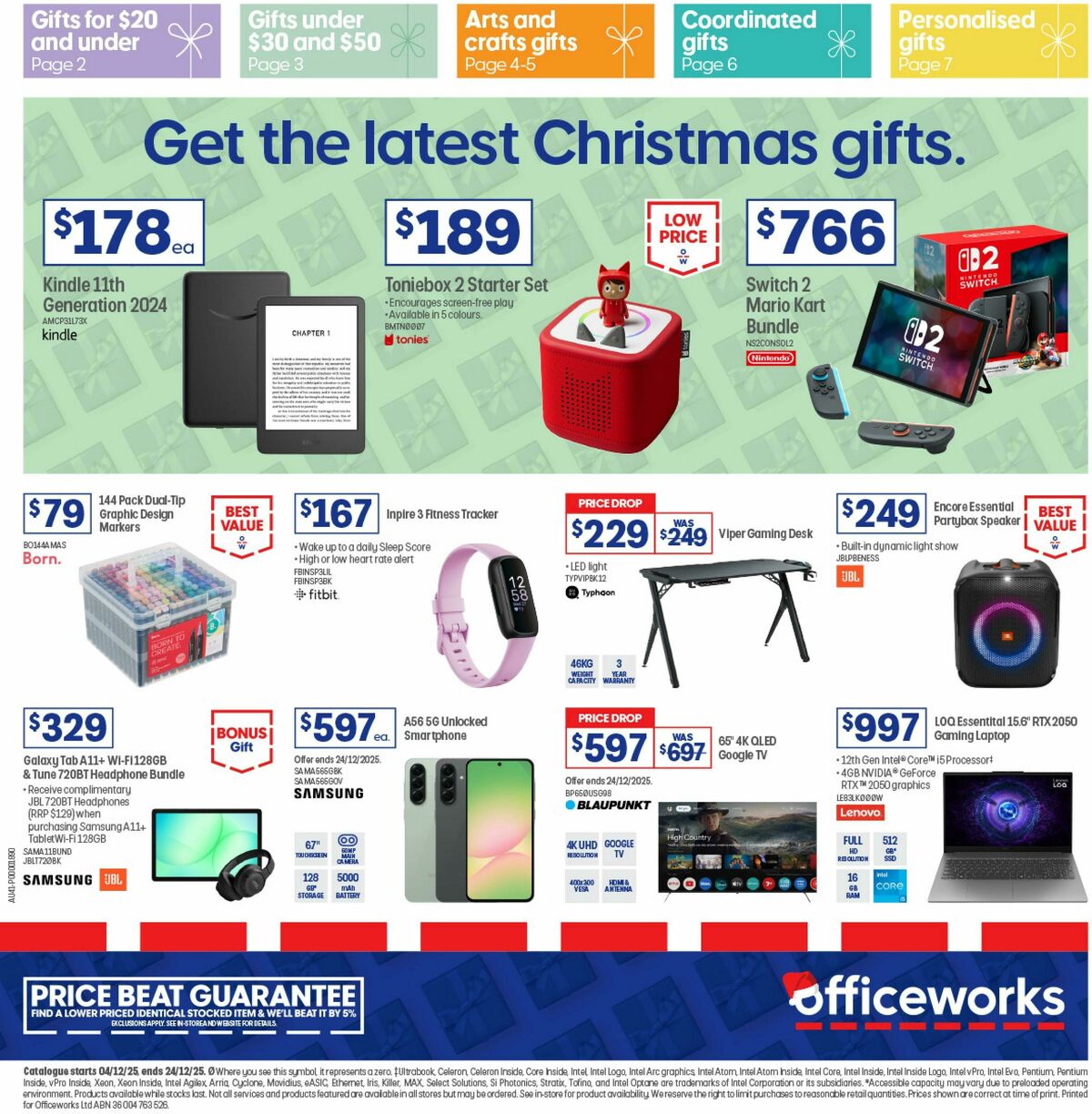 Officeworks Catalogues from 4 December