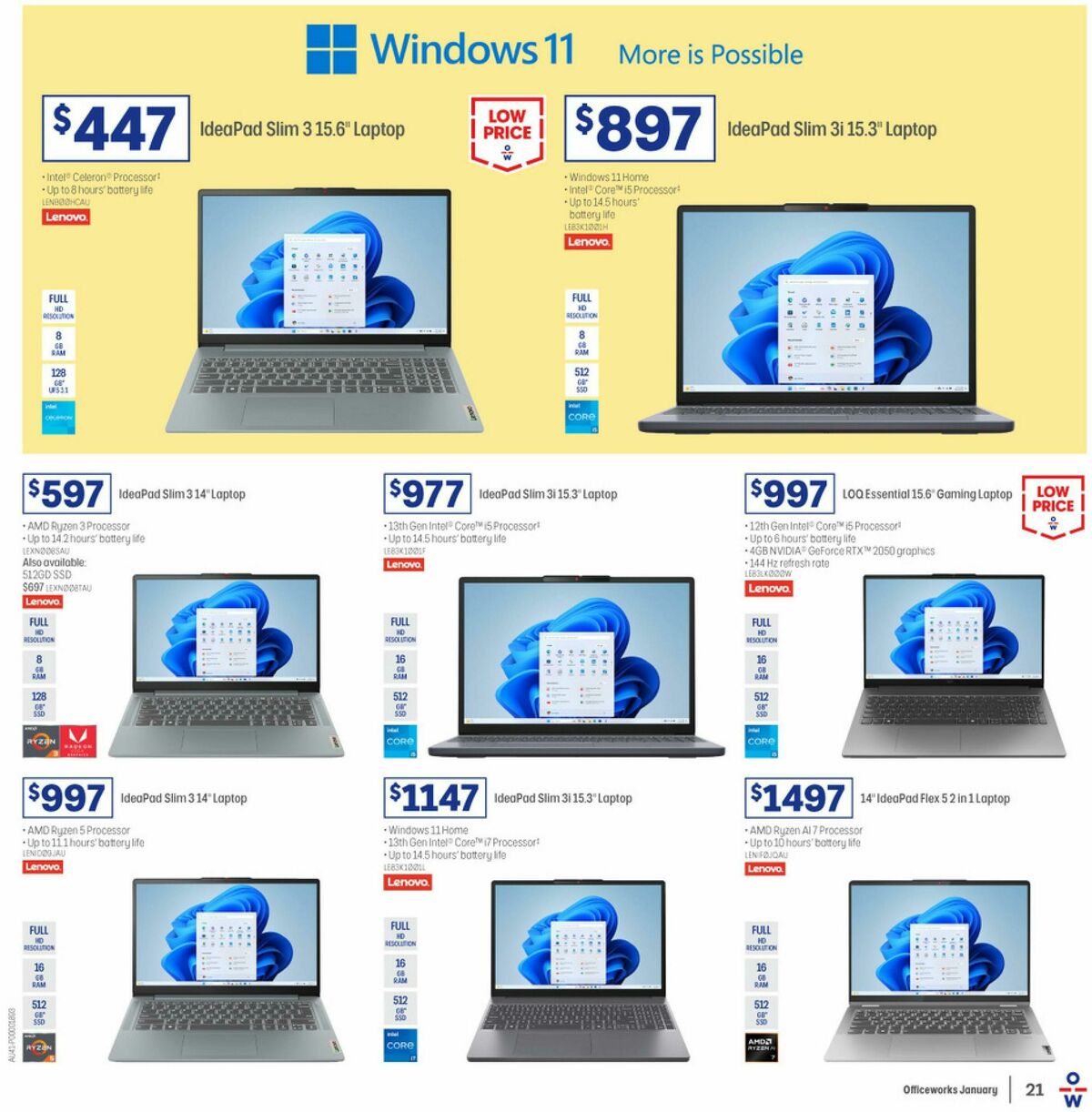 Officeworks Catalogues from 1 January