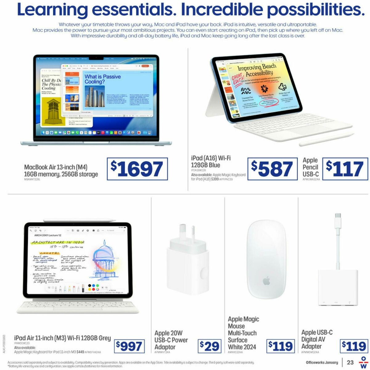 Officeworks Catalogues from 1 January