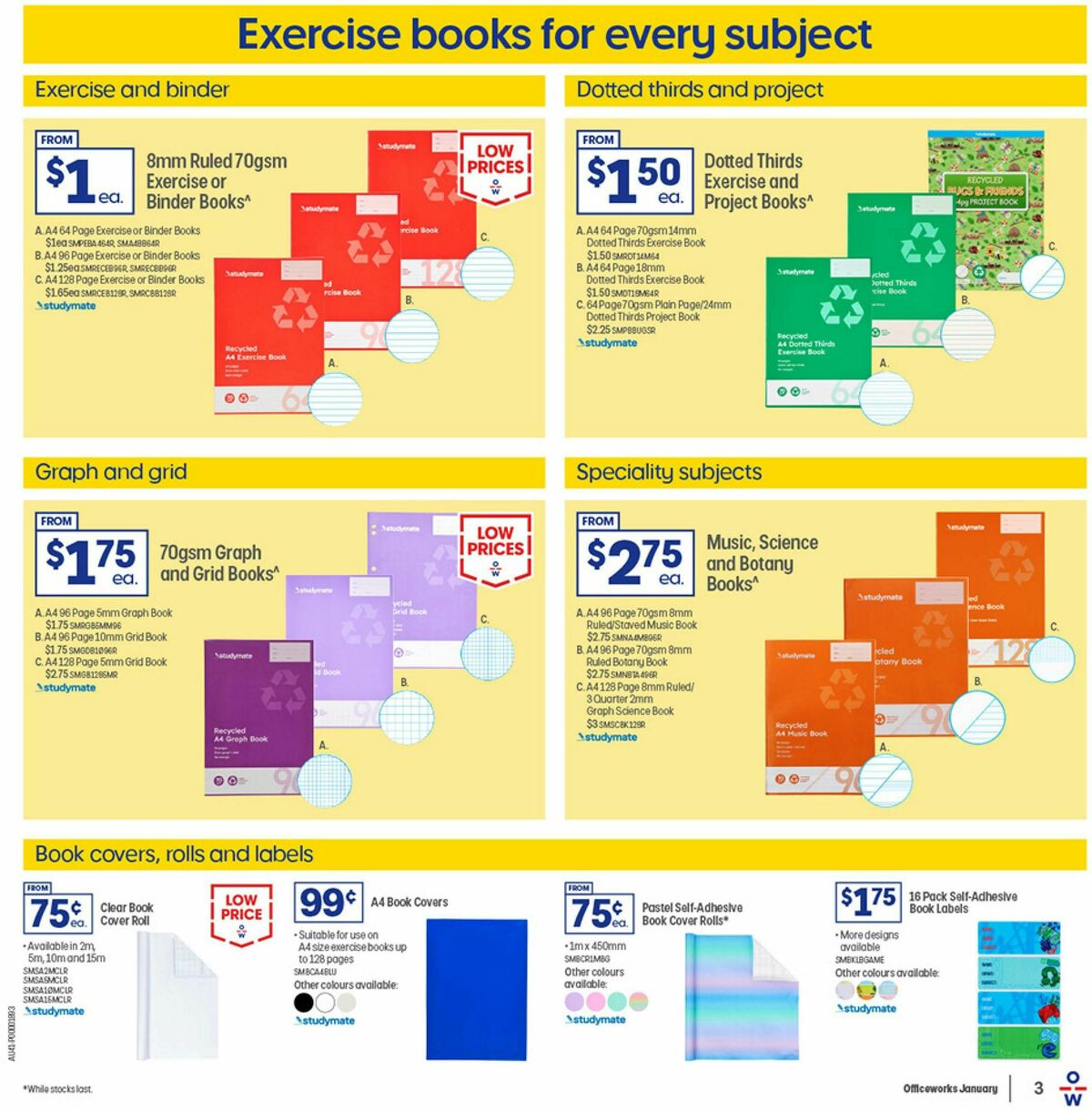Officeworks Catalogues from 1 January