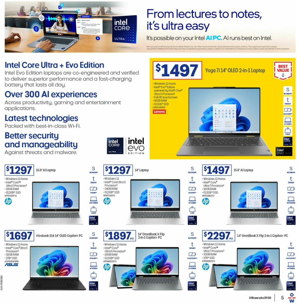 Officeworks Low Prices on New School Tech Catalogues from 1 January
