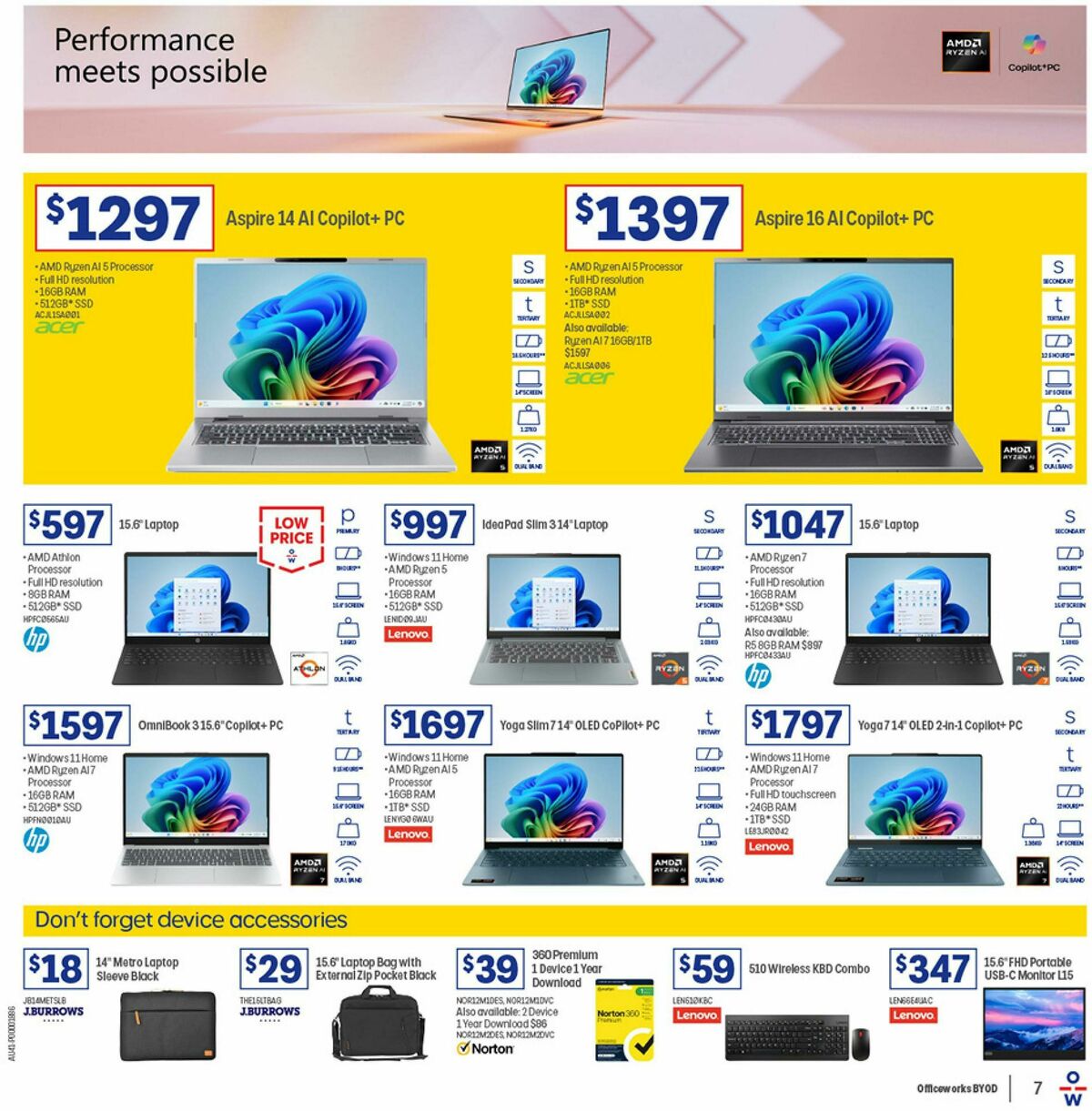 Officeworks Low Prices on New School Tech Catalogues from 1 January