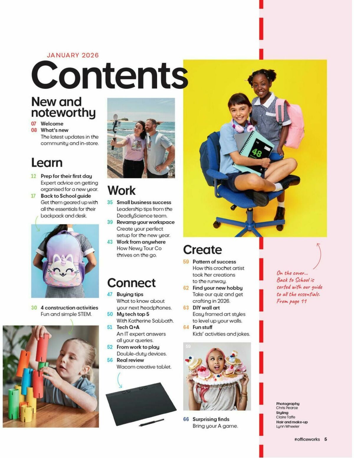 Officeworks Magazine Catalogues from 21 January