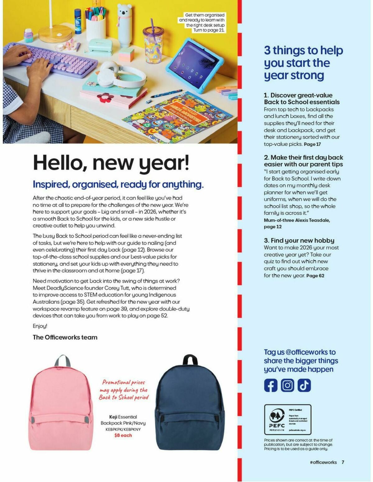 Officeworks Magazine Catalogues from 21 January