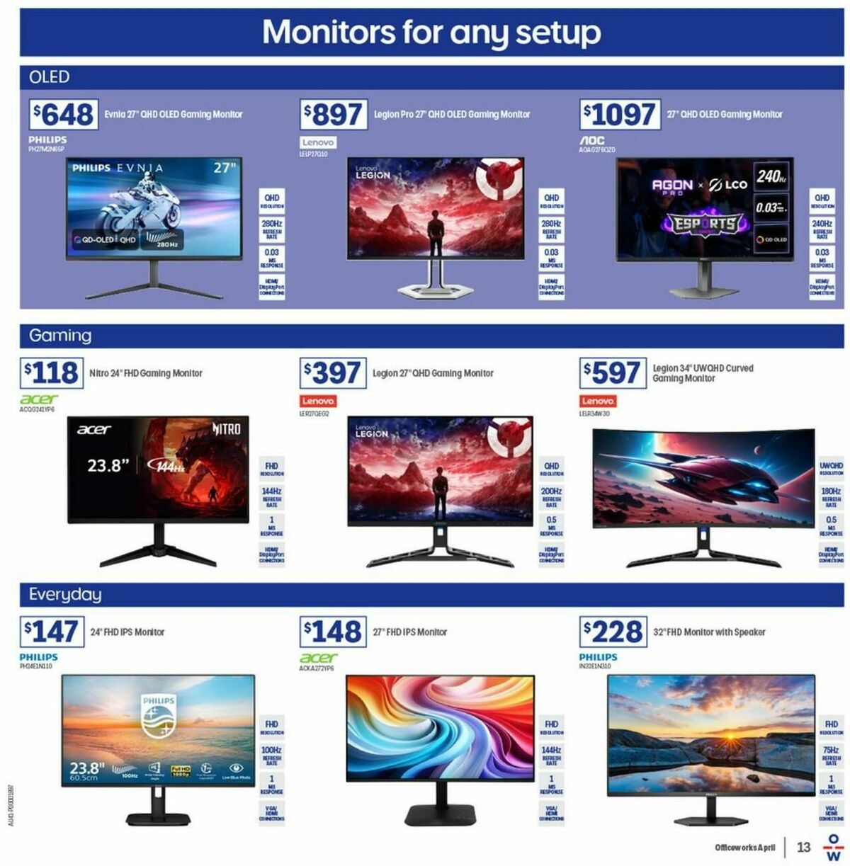 Officeworks Catalogues from 31 March