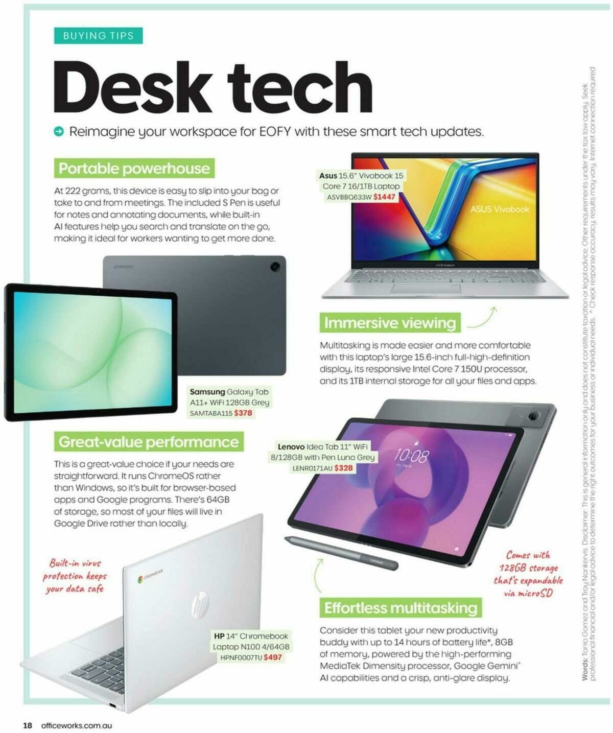 Officeworks Magazine Catalogues from 1 May