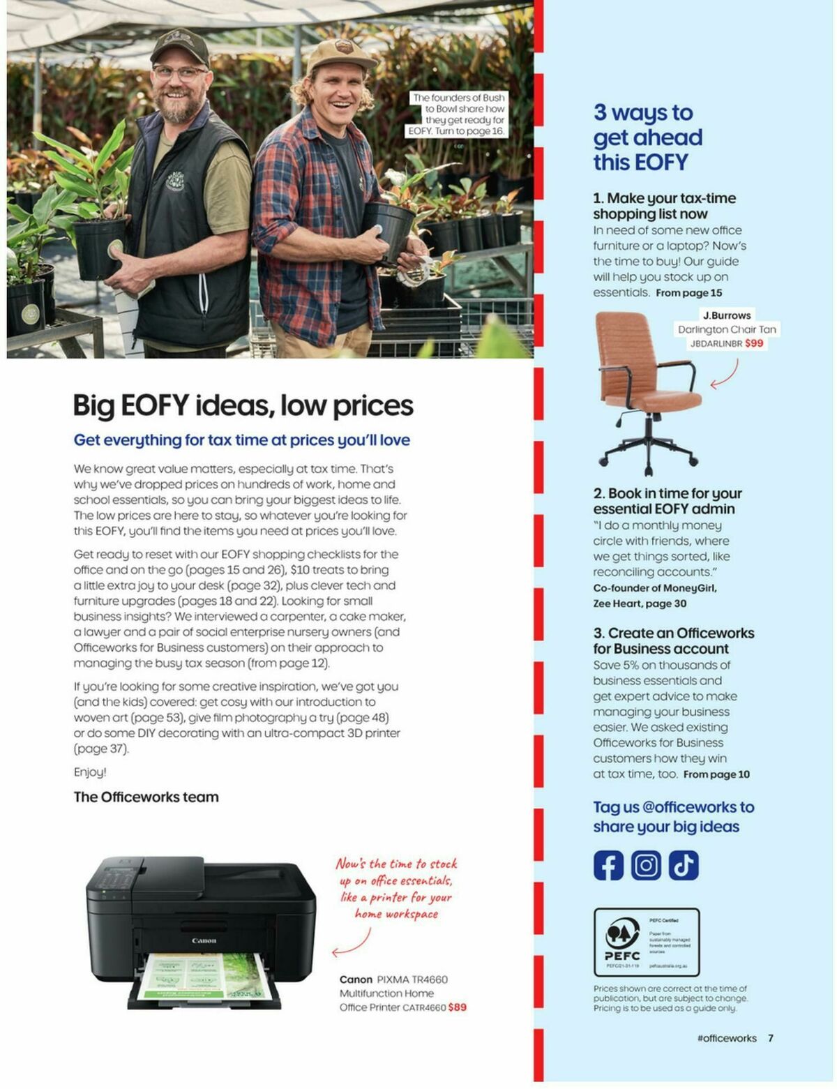 Officeworks Magazine Catalogues from 1 May