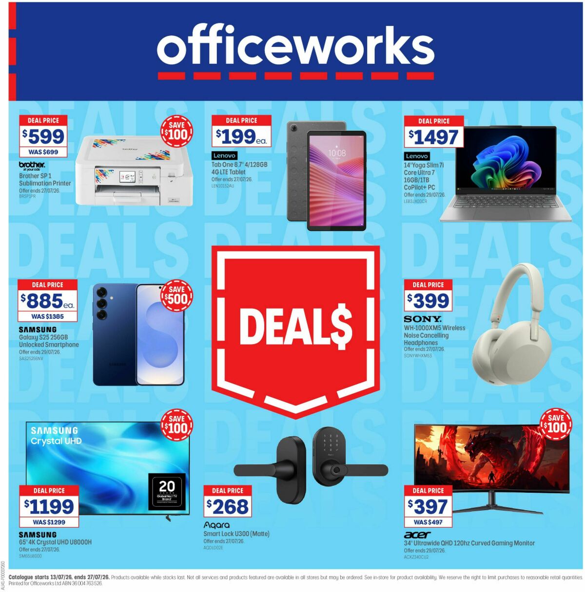 Officeworks Catalogues from 13 July