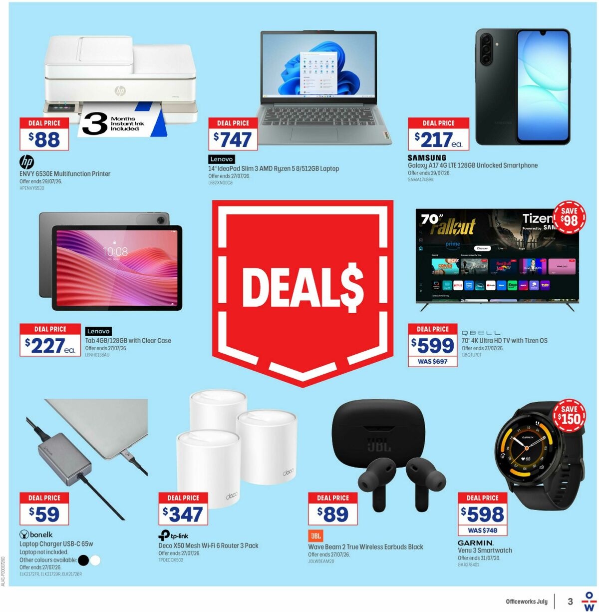 Officeworks Catalogues from 13 July