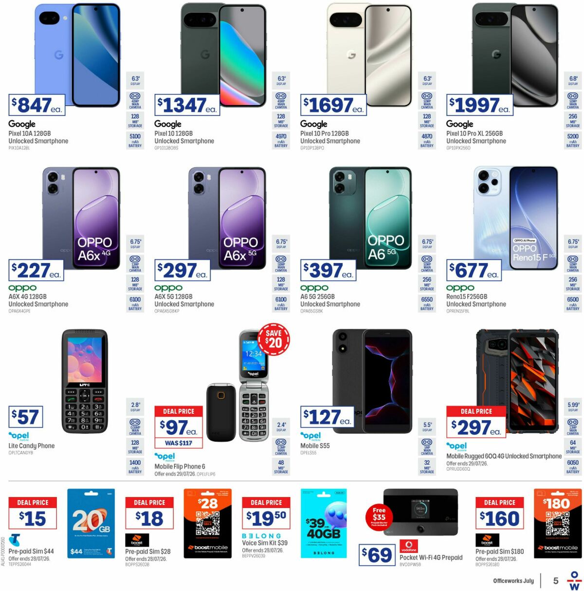 Officeworks Catalogues from 13 July