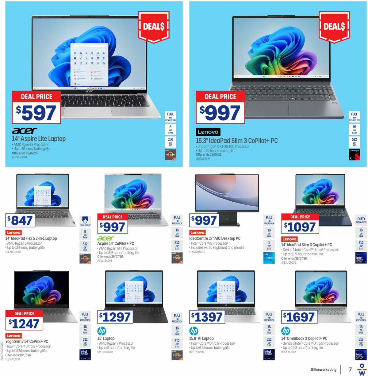 Officeworks Catalogues from 13 July
