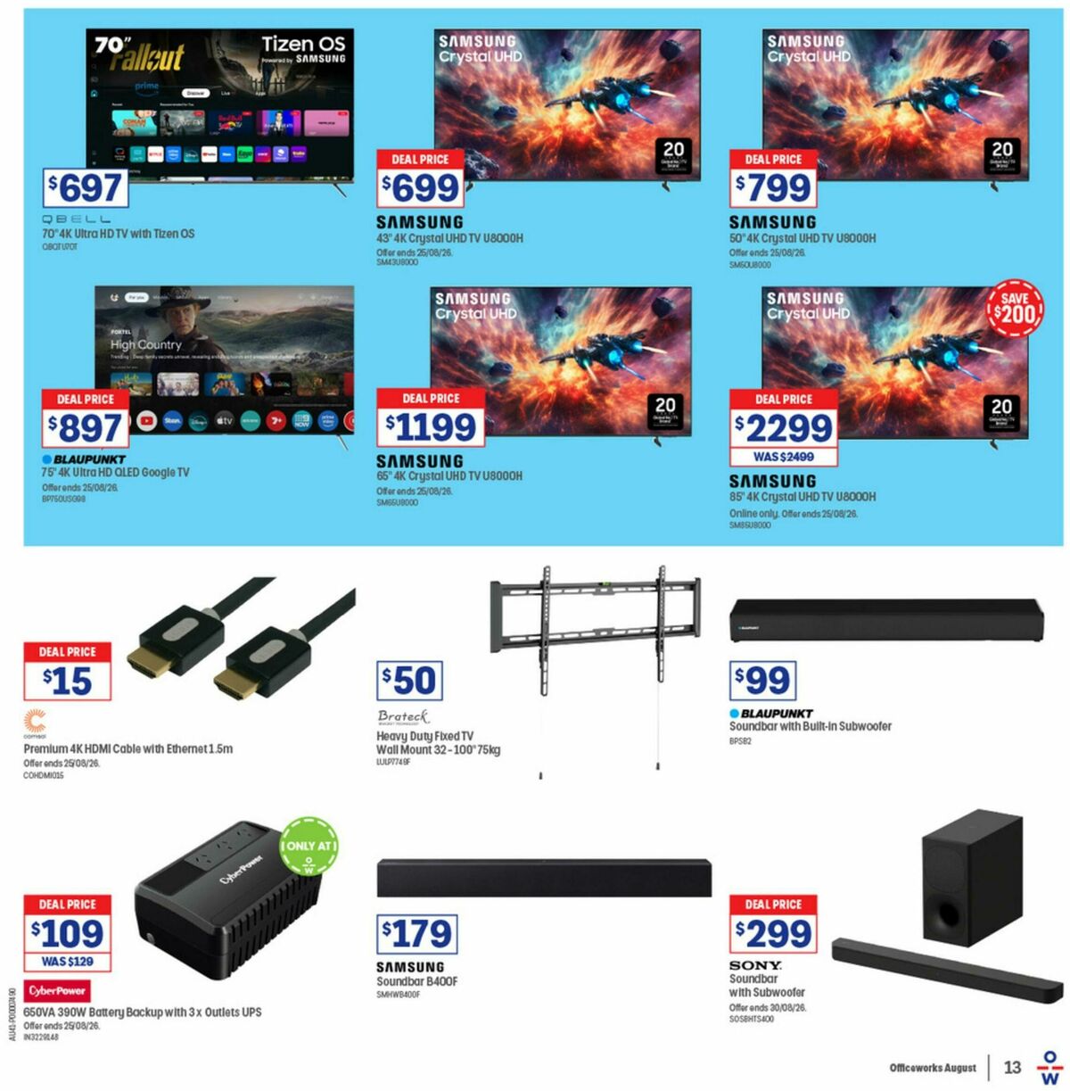 Officeworks Catalogues from 11 August