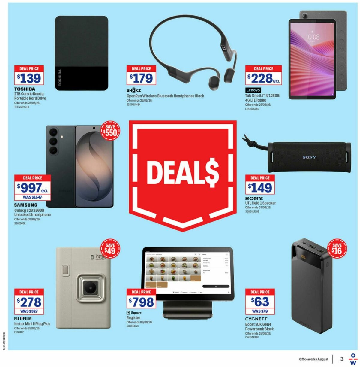 Officeworks Catalogues from 11 August