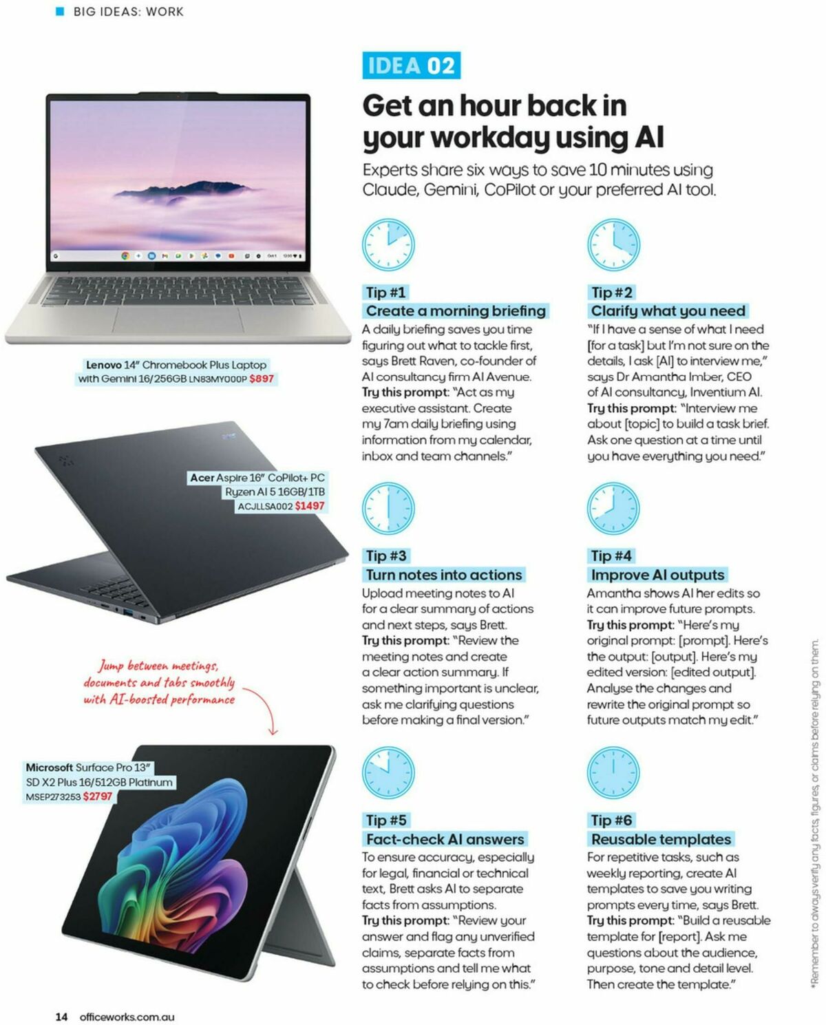 Officeworks Magazine Catalogues from 20 August