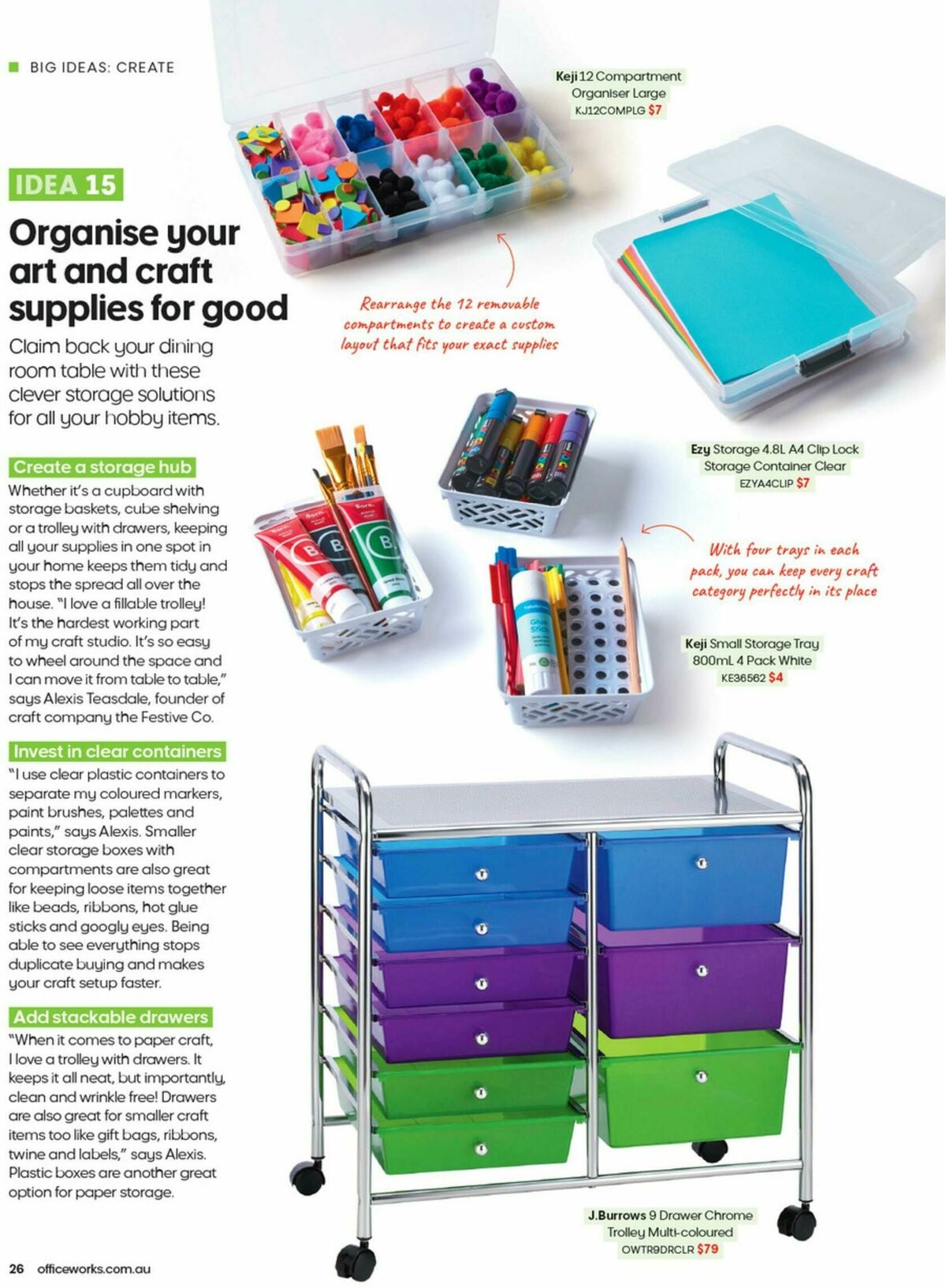 Officeworks Magazine Catalogues from 20 August