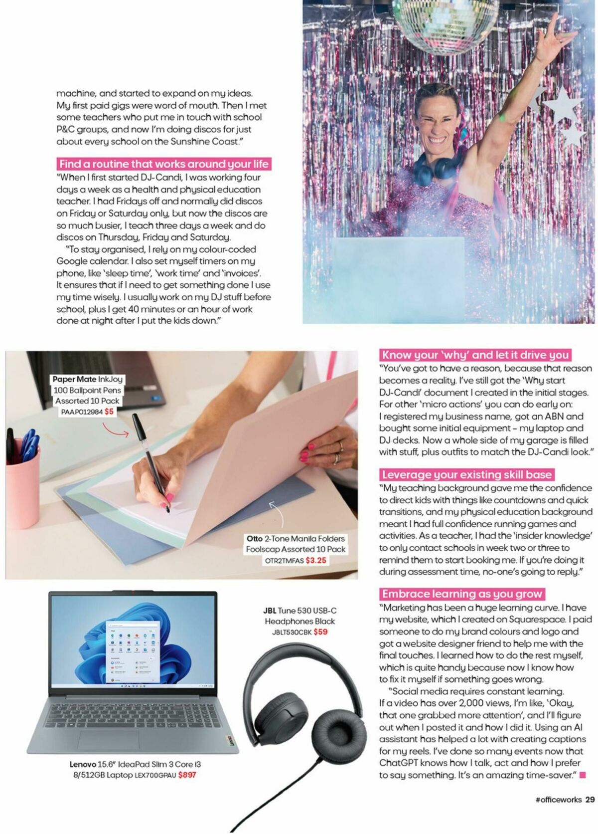 Officeworks Magazine Catalogues from 20 August