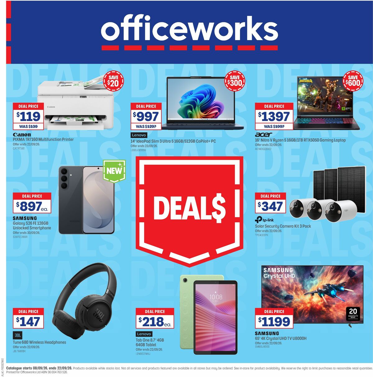 Officeworks Catalogues from 8 September