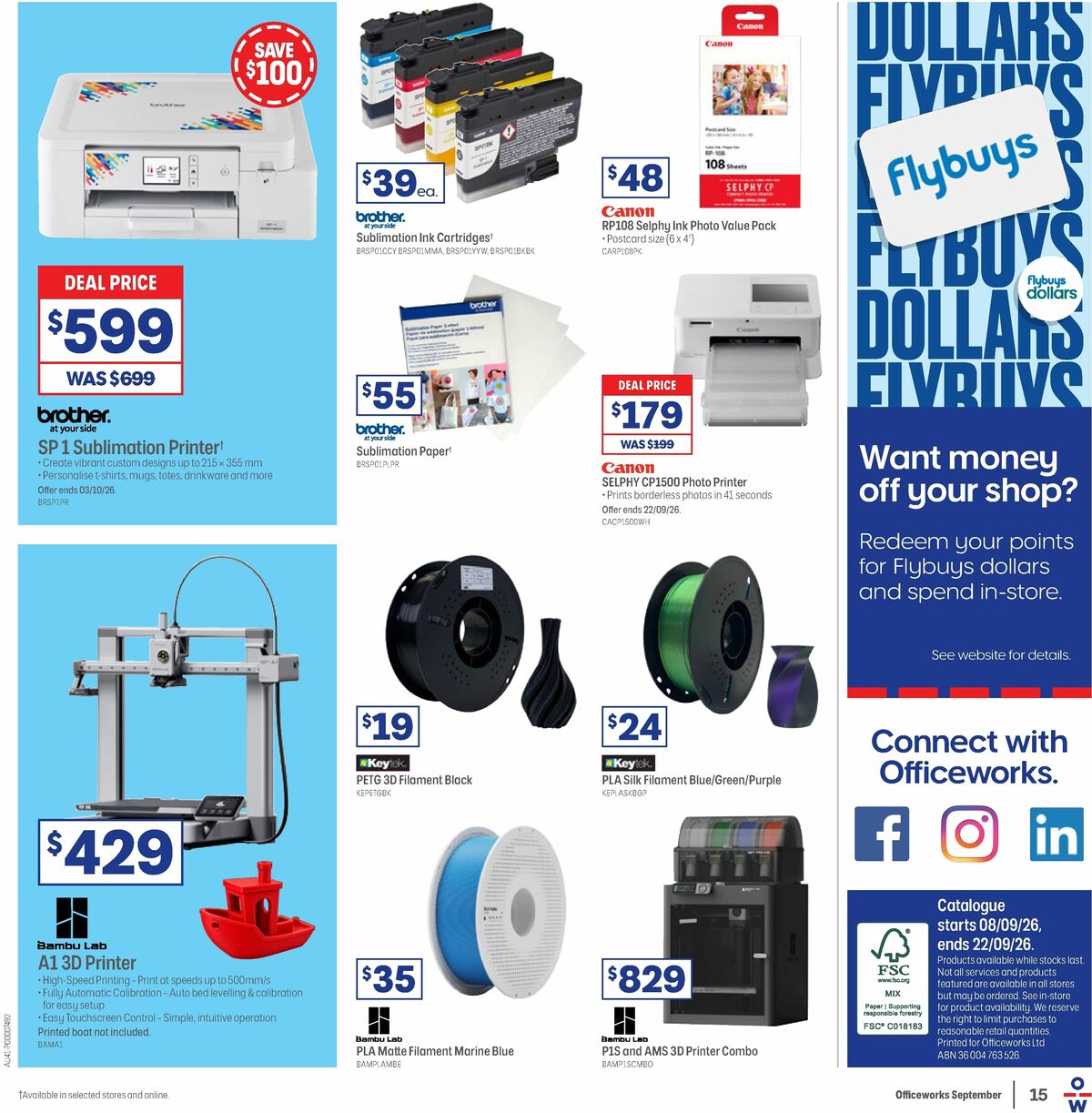 Officeworks Catalogues from 8 September