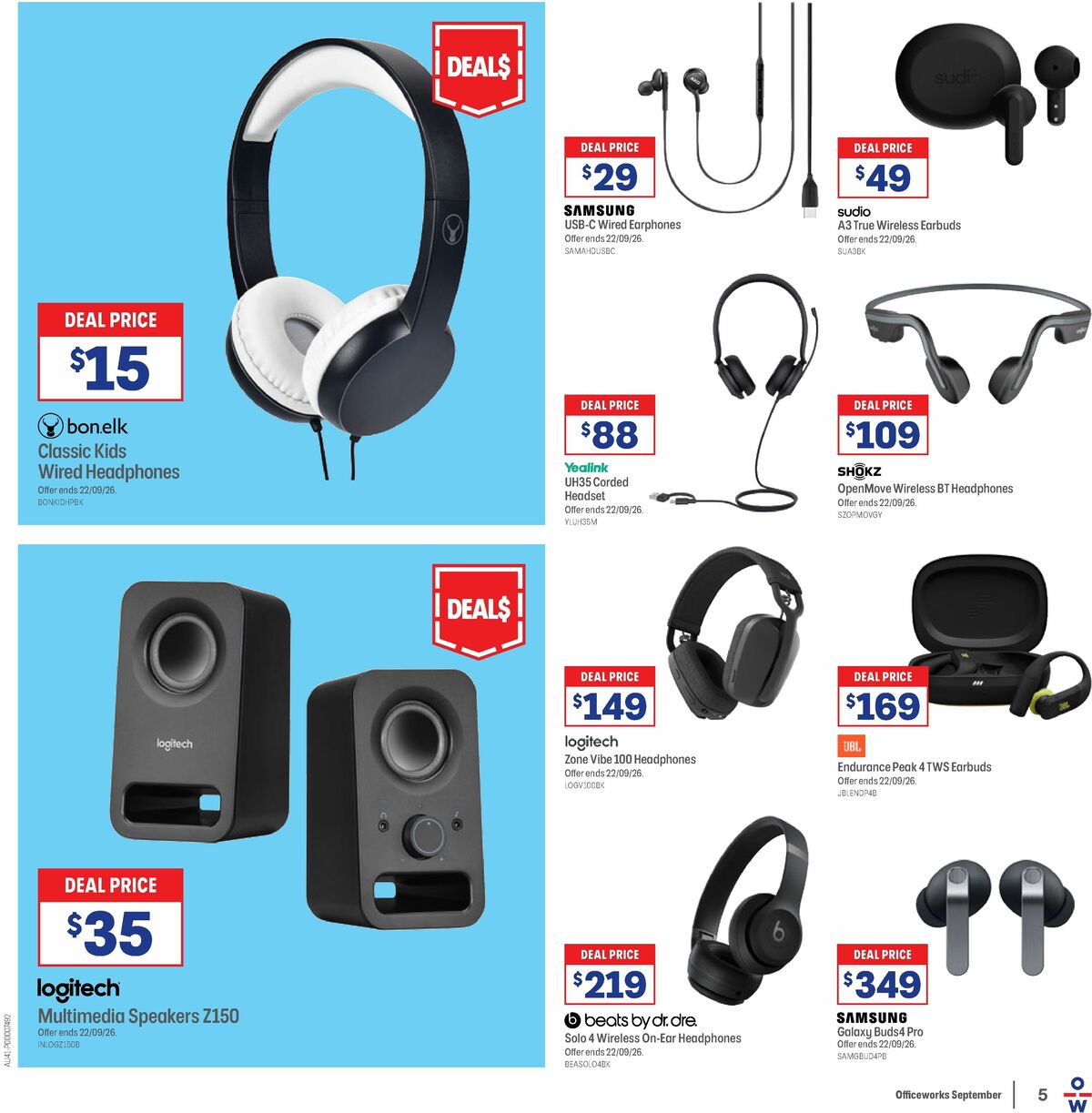 Officeworks Catalogues from 8 September