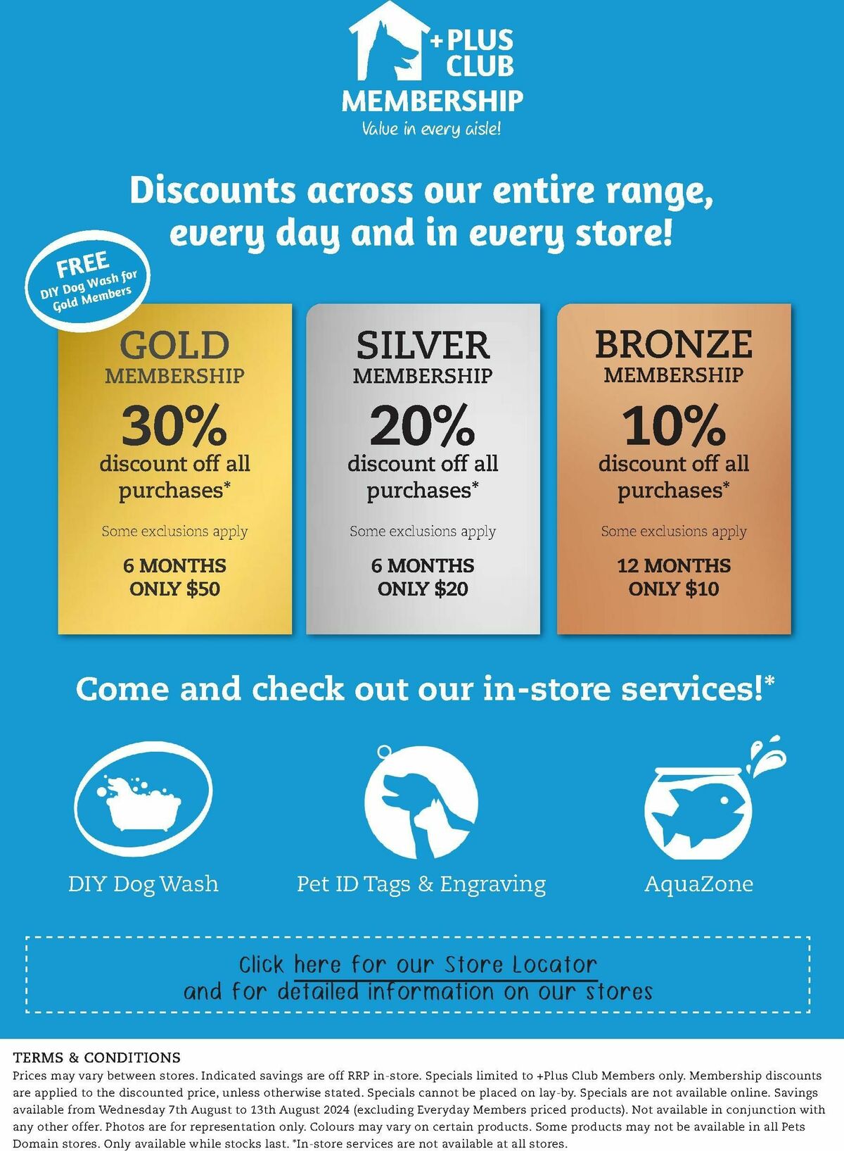 Pets Domain Catalogues from 7 August