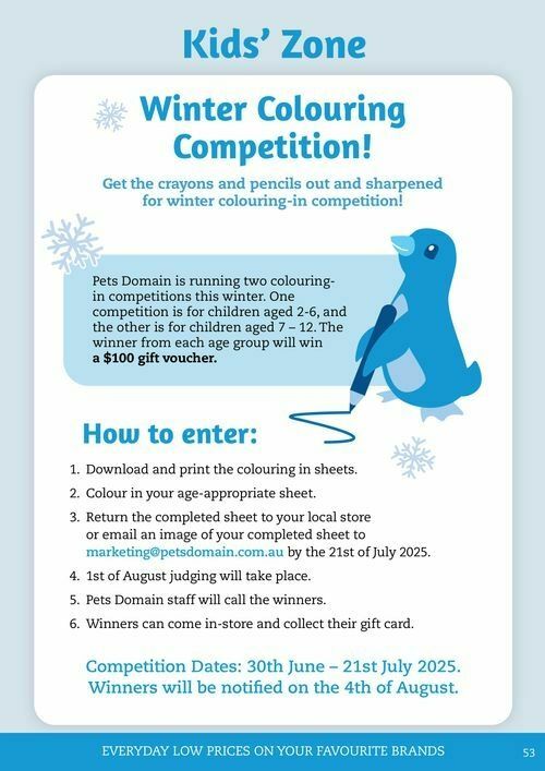 Pets Domain Catalogues from 1 July