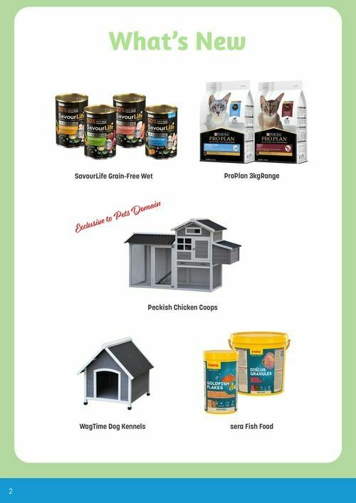 Pets Domain Catalogues from 1 October