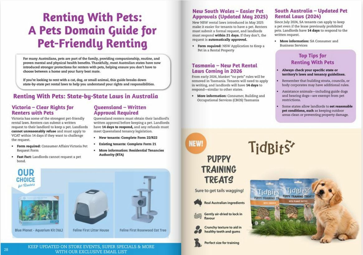 Pets Domain Catalogues from 5 January