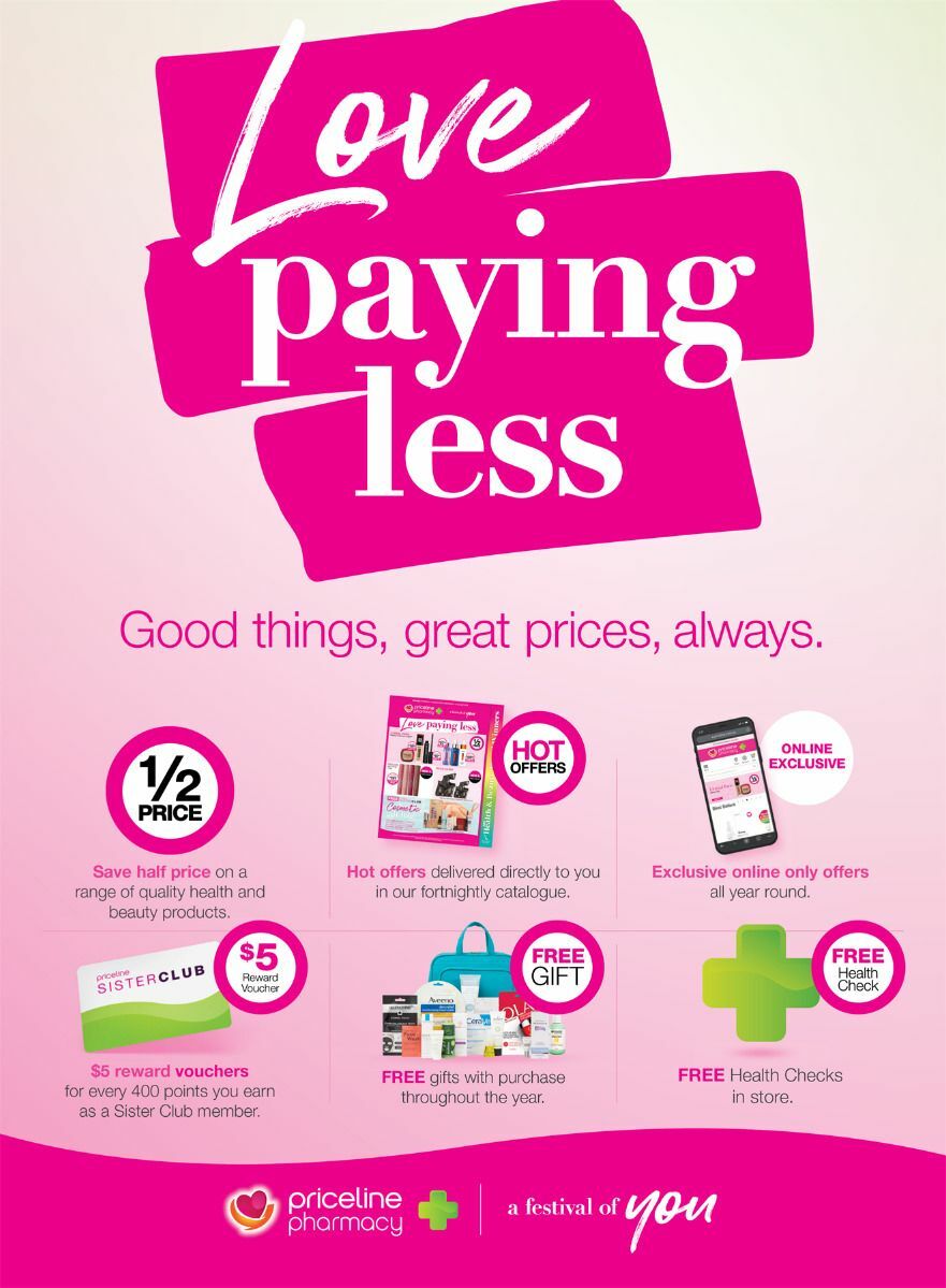 Priceline Pharmacy Spring You Magazine 2023 Catalogues from 1 September
