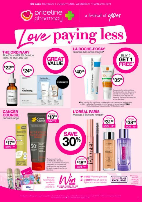 Priceline Pharmacy Catalogues from 4 January