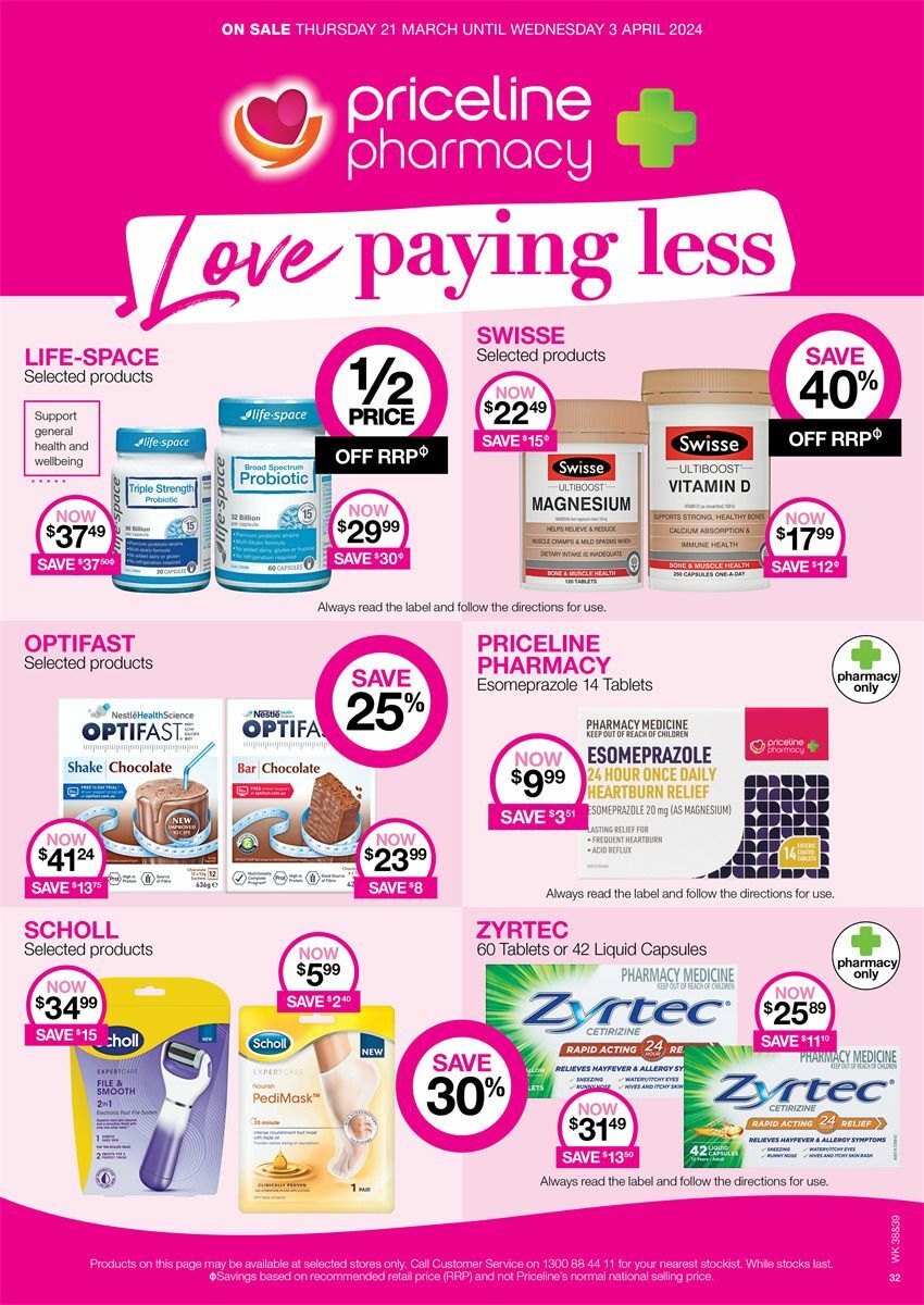 Priceline Pharmacy Catalogues from 21 March