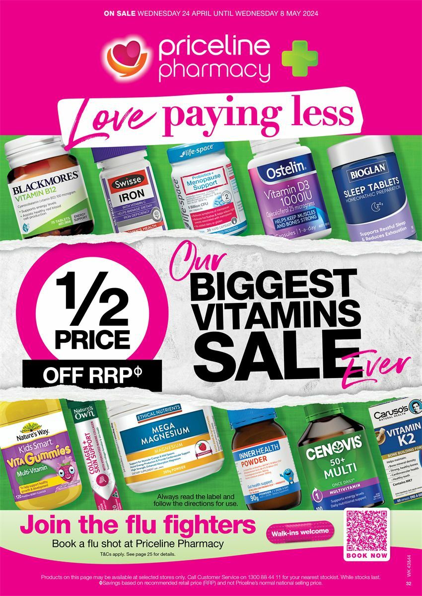 Priceline Pharmacy Catalogues from 24 April