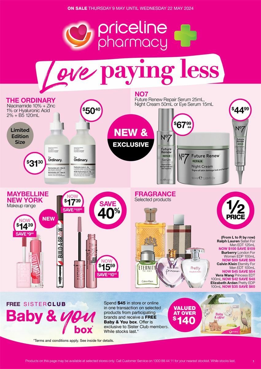 Priceline Pharmacy Catalogues from 9 May