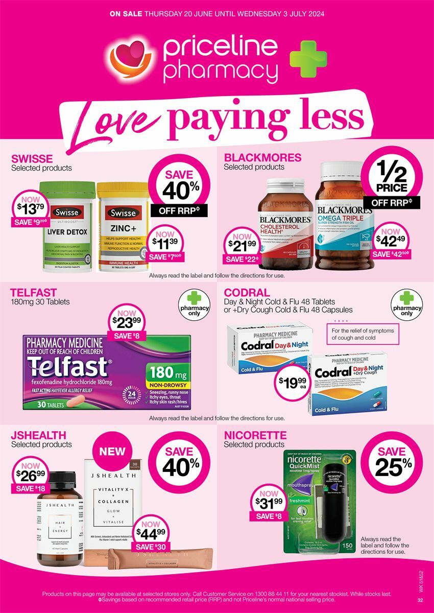Priceline Pharmacy Catalogues from 20 June