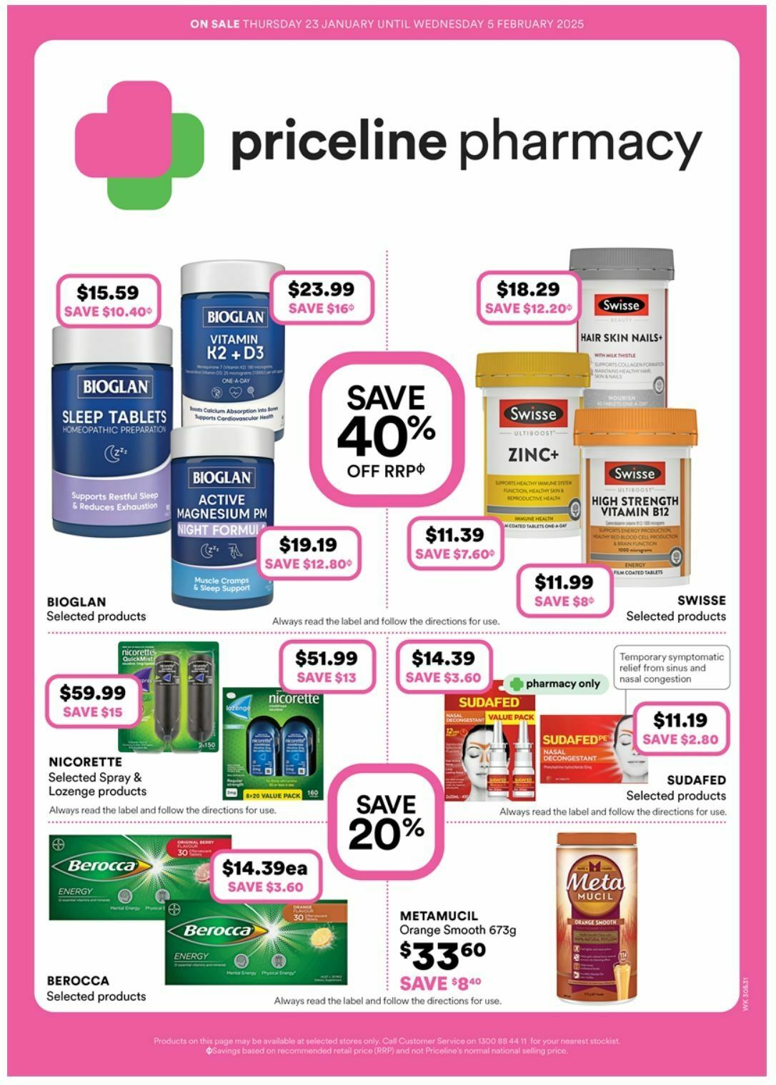 Priceline Pharmacy Catalogues from 23 January
