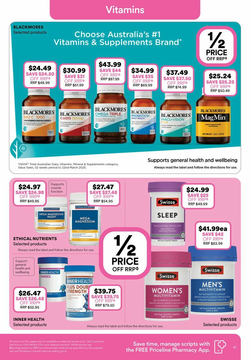 Priceline Pharmacy Catalogues from 19 June