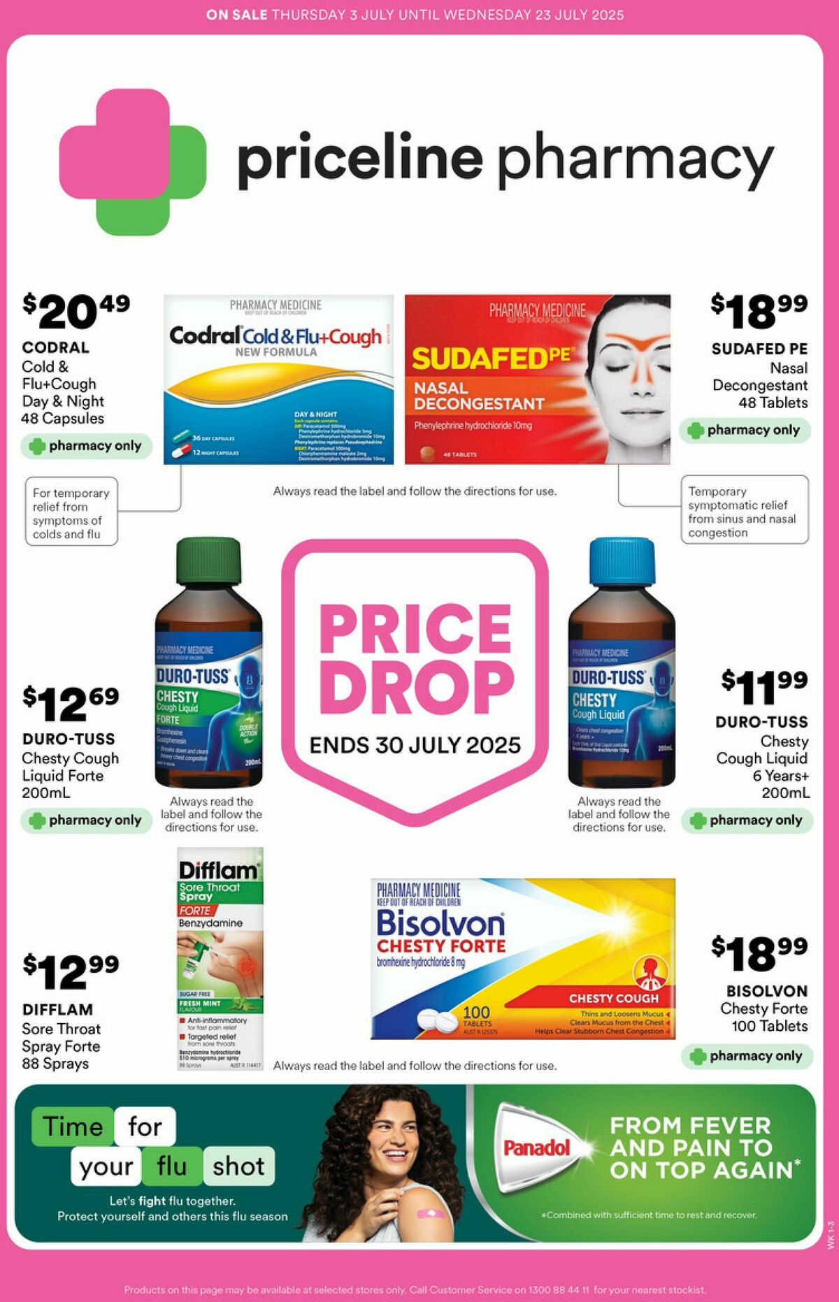 Priceline Pharmacy Catalogues from 3 July