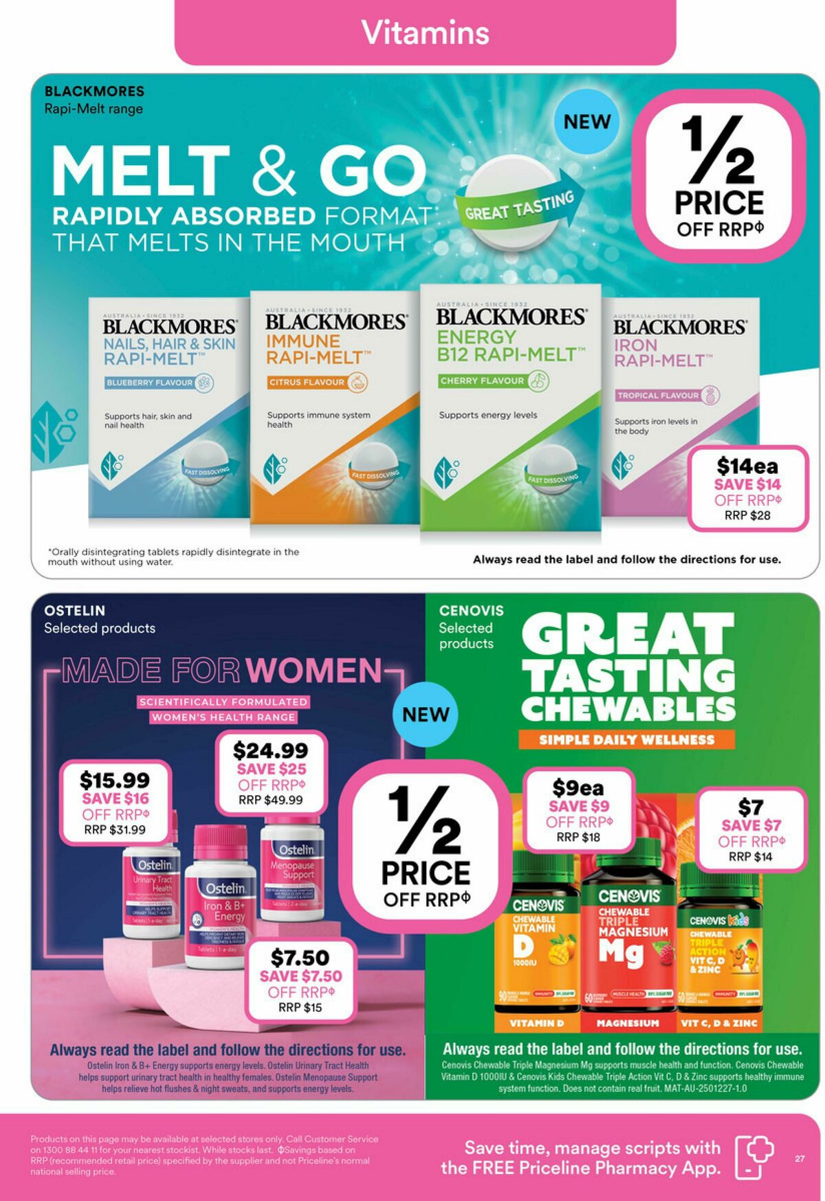 Priceline Pharmacy Catalogues from 31 July