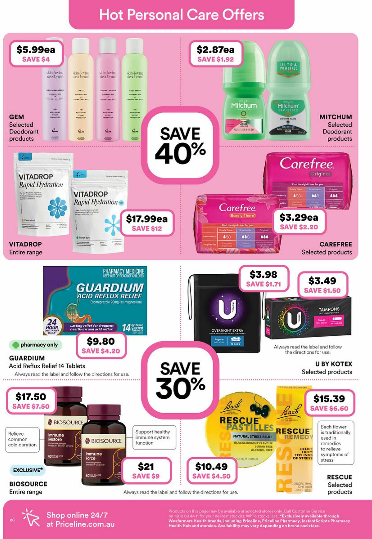 Priceline Pharmacy Catalogues from 31 July