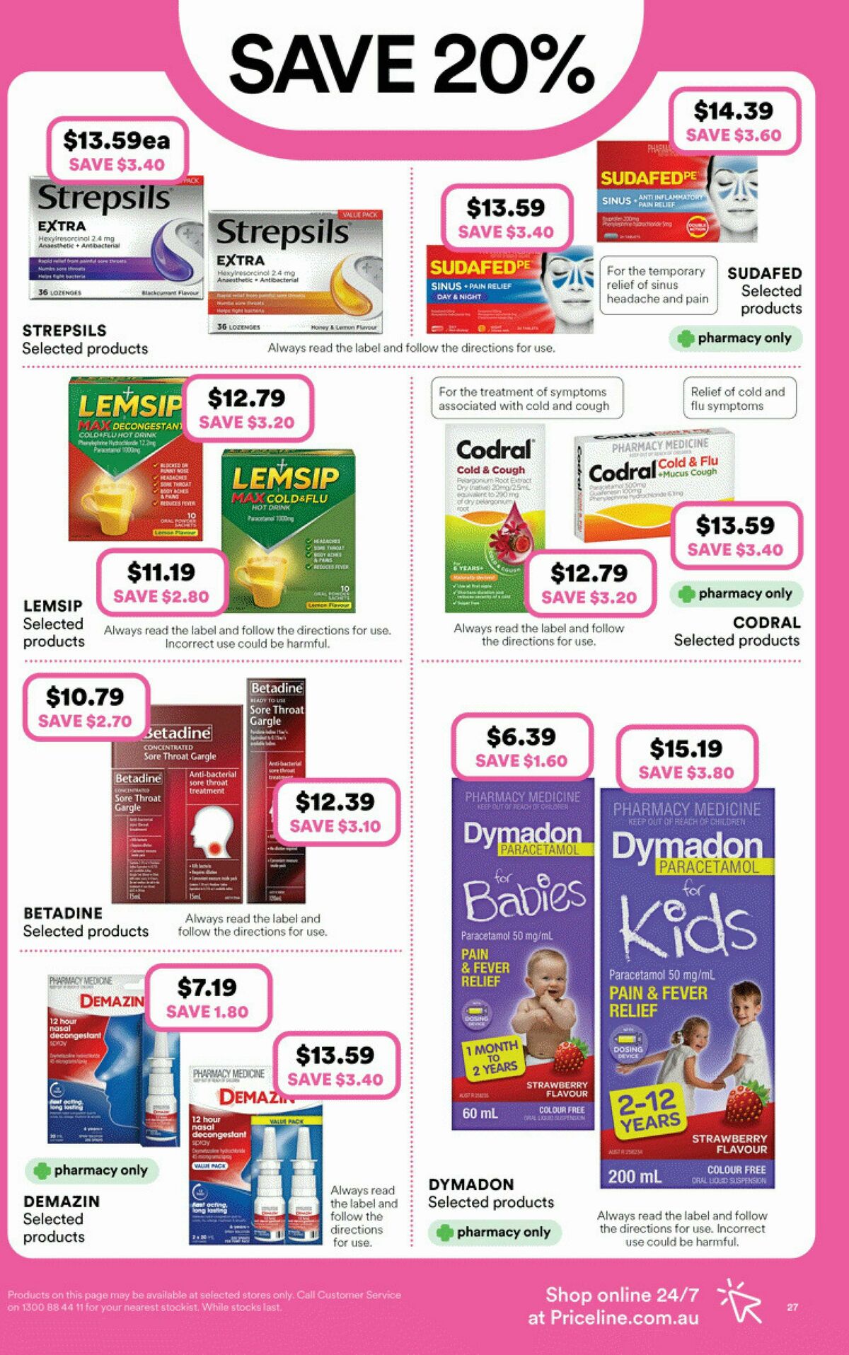 Priceline Pharmacy Catalogues from 14 August