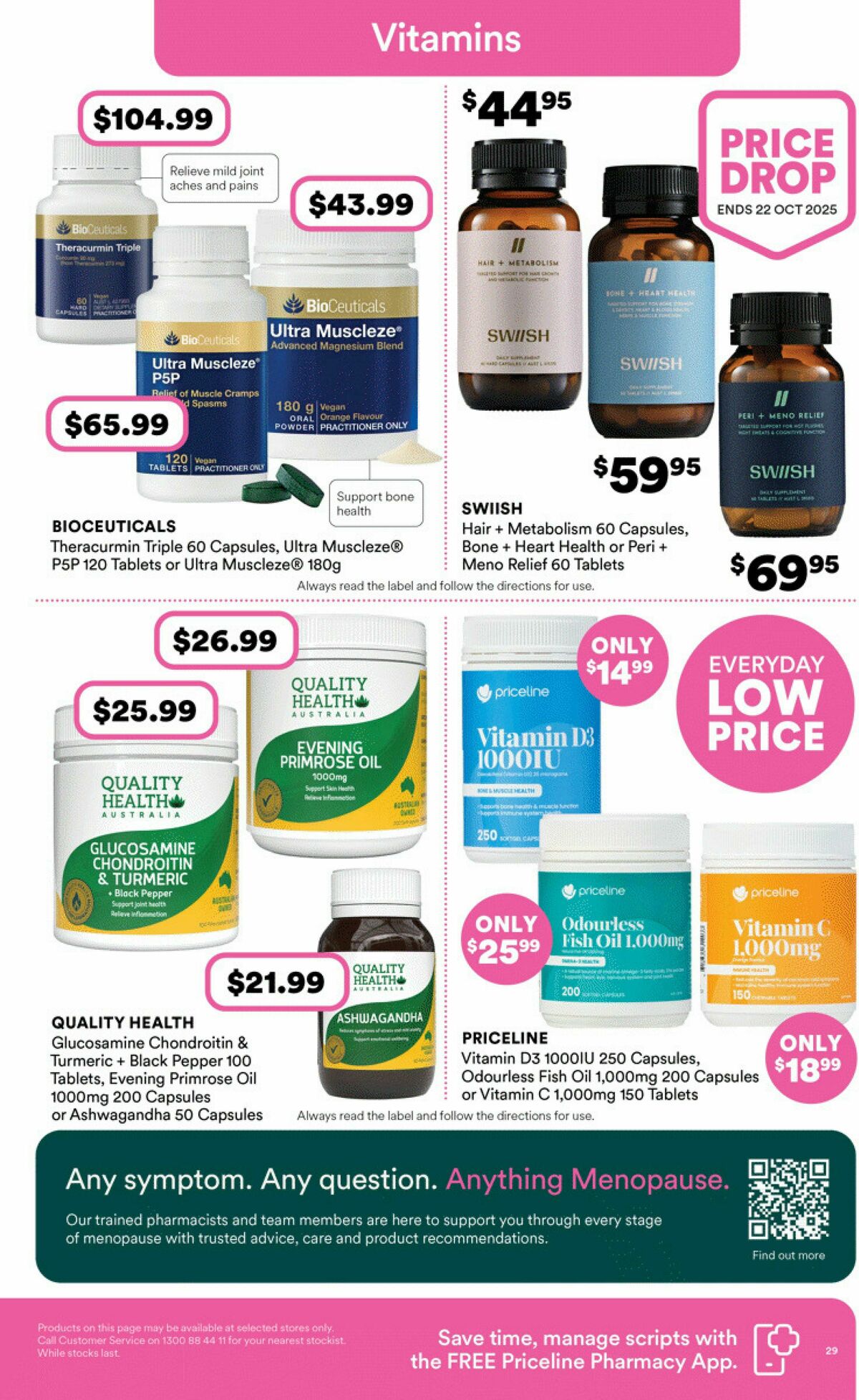 Priceline Pharmacy Catalogues from 28 August