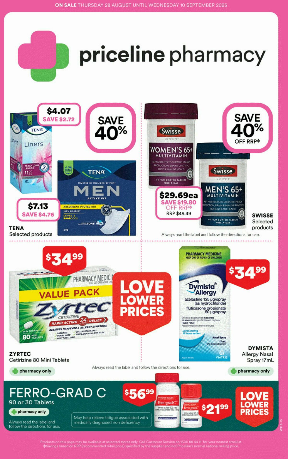 Priceline Pharmacy Catalogues from 28 August