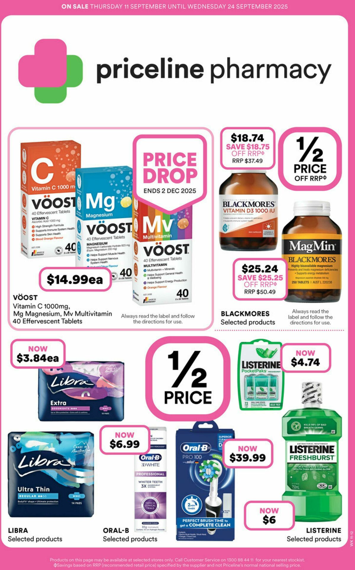 Priceline Pharmacy Catalogues from 11 September
