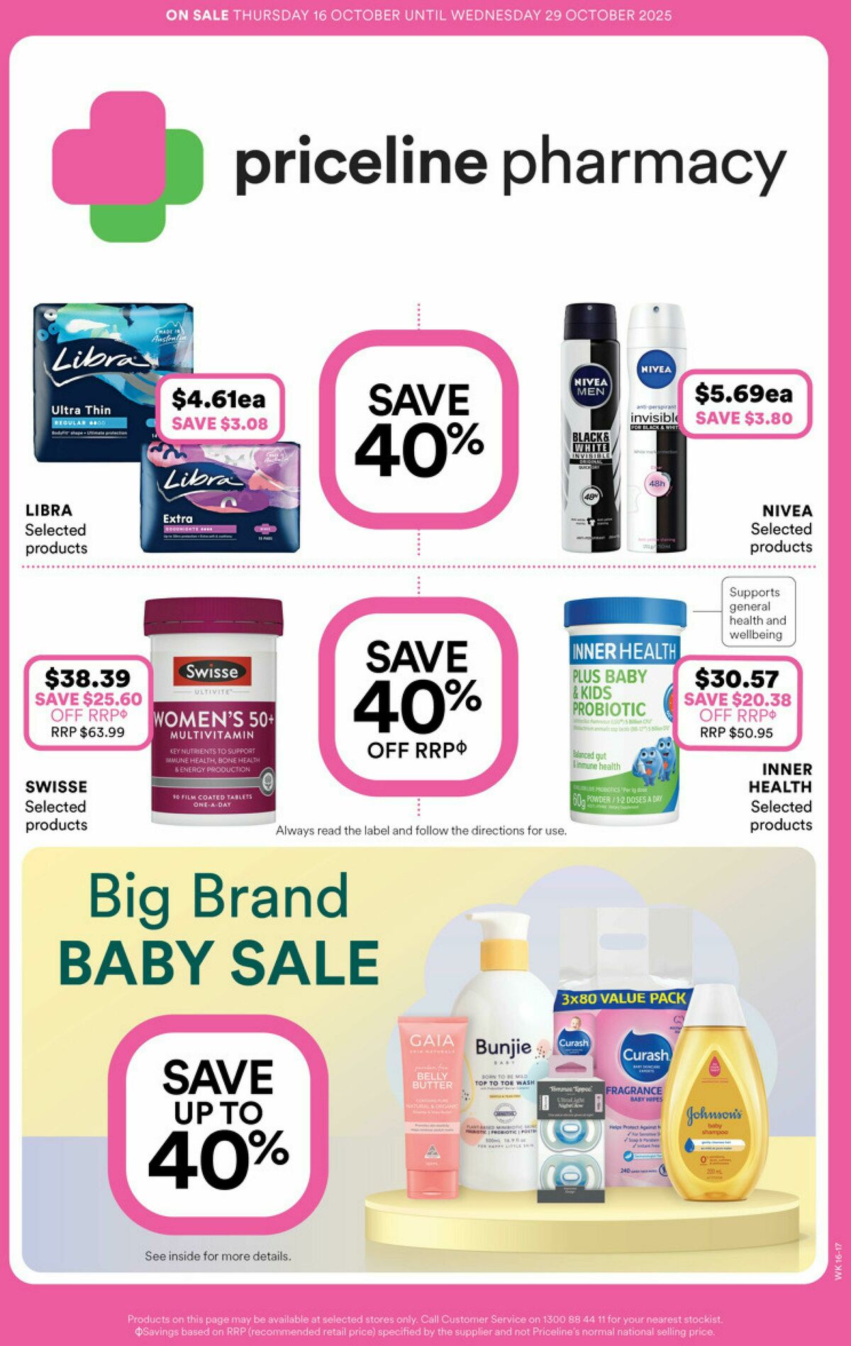 Priceline Pharmacy Catalogues from 16 October